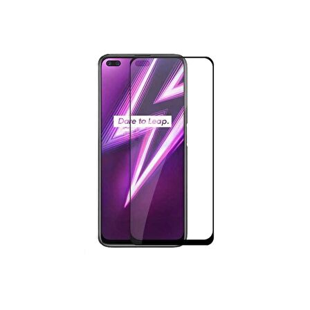 Smcase Realme 6 Pro Kılıf Mat Tpu Silikon  Tam Kapatan Ekran Koruyucu
