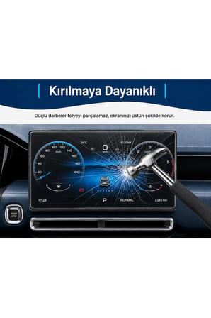 Mobilite Foton Tunland V9 Uyumlu 2023 2024 2025 2026 Model 12.3 inç Gösterge Panel 9H Nano Ekran Koruyucu
