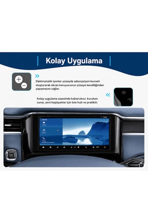 Mobilite Foton Tunland V9 Uyumlu 2023 2024 2025 2026 Model 12.3 inç Gösterge Panel 9H Nano Ekran Koruyucu