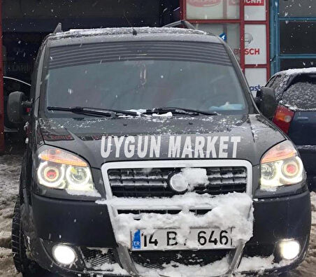 Fiat Doblo 2 Cotton Angel Halka Beyaz 4 adet, Doblo far içi halka , Doblo 2 angel halka , doblo angel far