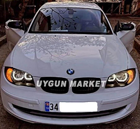 BMW E87 Kasa L Tipi Angel Halka 4 Adet , far içi halka , pamuk angel , bmw angel far , bmw kesik angel , cotton angel