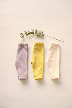 3lü Penye Bebek Tayt Model 5