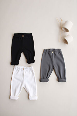 3lü Penye Bebek Tayt Model 7