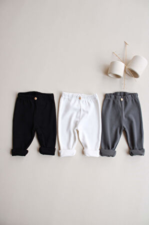 3lü Penye Bebek Tayt Model 7