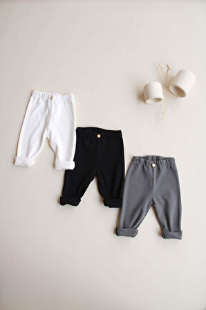 3lü Penye Bebek Tayt Model 7