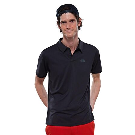 Tanken Polo Erkek Siyah Outdoor Tişört NF0A2WAZJK31
