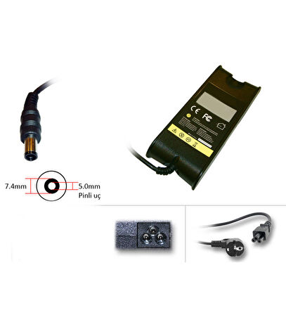 Dell Latitude 3570 Notebook Adaptör Laptop Şarj 65W