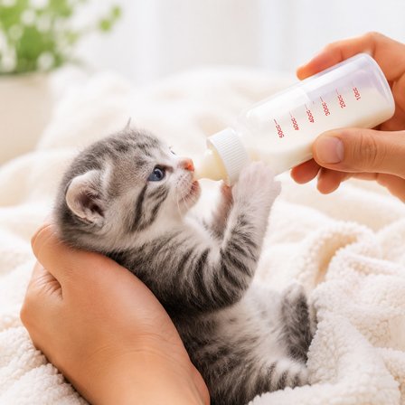 BakGelAl Yavru Kedi ve Köpek Besleme Biberonu Seti 50 ml | 2 Silikon Emzik + Temizleme Fırçası | Yen