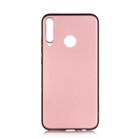 Smcase Huawei Y6P Kılıf Lüks Mat Silikon  Nano Ekran Koruyucu
