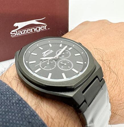 SLAZENGER İYON KAPLAMA MULTIFONKSİYON ERKEK KOL SAATİ