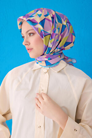 Saf İpek Eşarp 4106D (Twill İpek)