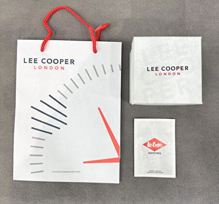 LEE COOPER SPORTS FÜME KADRAN ROSE İNDEKSLİ ÇELİK ERKEK KOL SAATİ