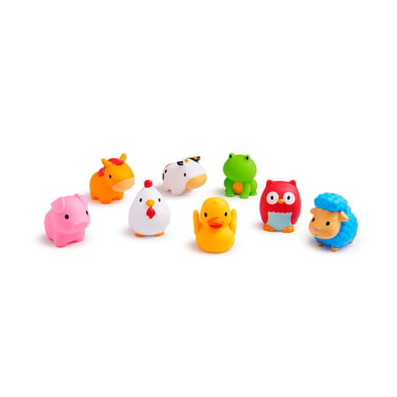Munchkin Çiftlik Hayvanları ile Eğlenceli Banyo Fışkıtrmaları 8li Paket 0-24 Ay Unisex