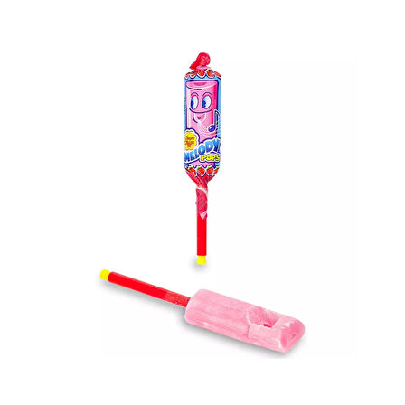 Chupa Chups Melody Pops Çilekli 15 Gr x 12 Adet Düdüklü Şeker