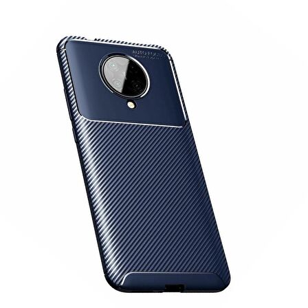 Smcase Xiaomi Poco F2 Pro Kılıf Ultra Soft Negro Karbon Silikon