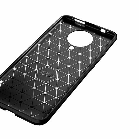 Smcase Xiaomi Poco F2 Pro Kılıf Ultra Soft Negro Karbon Silikon