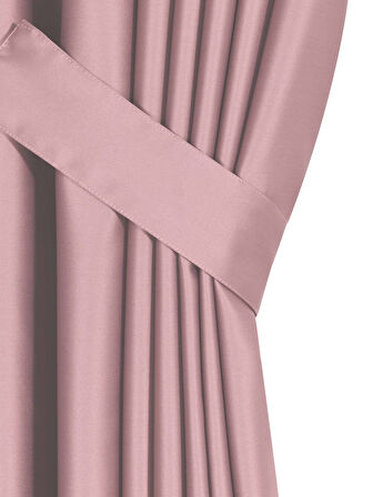 Quartz Blackout Açık Gülkurusu Rengi Karartma Perde