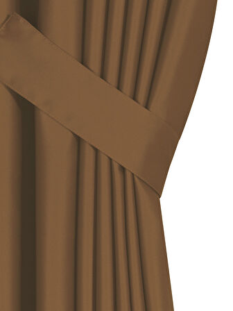 Quartz Blackout Camel Rengi Karartma Perde