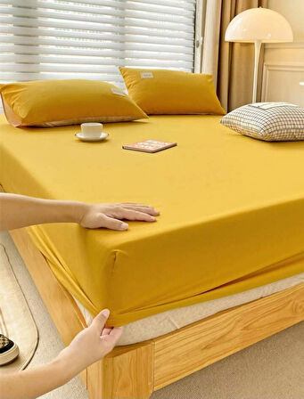 TOTEM Ranforce Pamuklu Yastık Kılıflı Lastikli Çarşaf Takımı Çift Kişilik 160 x 200