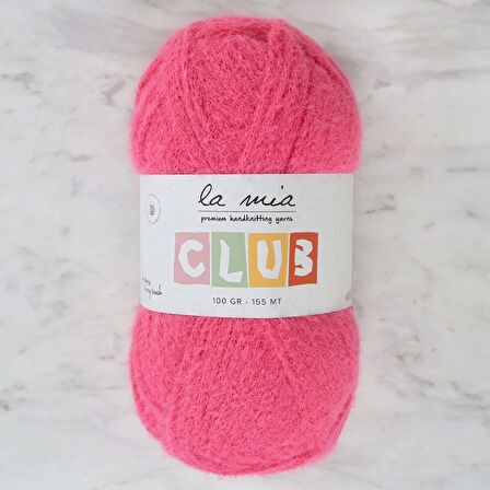 La Mia Club Koyu Pembe El Örgü İpi - 609