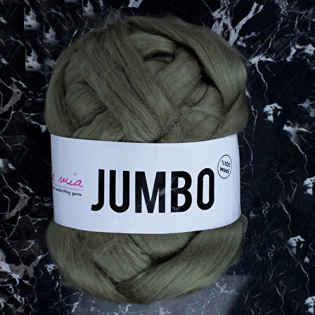 La Mia Jumbo Yeşil Dev Yün El Örgü İpi - J3