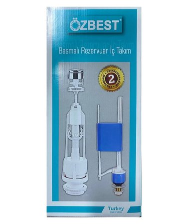 Özbest Su Tasarruflu Basmalı Klozet Rezervuar İ̇̇Ç Takımı - Uyumlu Ve Dayanıklı