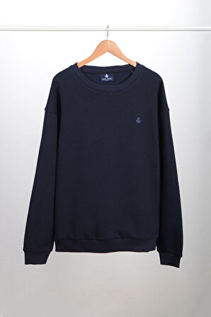 Adam Boxes Oversize O-Yaka Sweatshirt N-Alinda - Lacivert