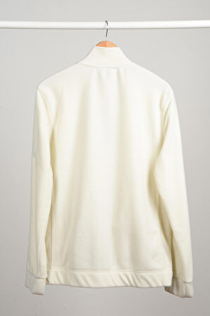 Adam Boxes Tam Fermuarlı Polar Ceket N-Alimo - Ekru