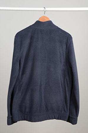 Adam Boxes Tam Fermuarlı Polar Ceket N-Alimo - Füme