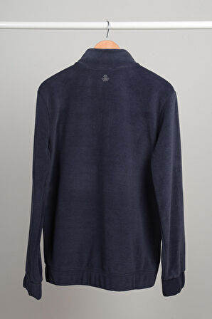 Adam Boxes Yarım Fermuarlı Polar N-Cauno - Füme