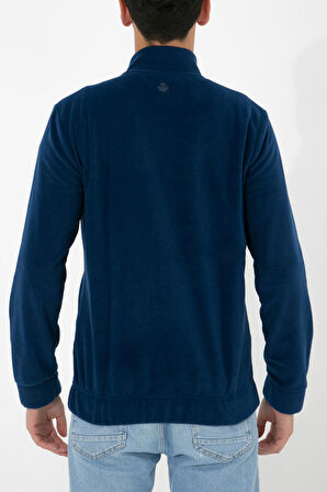 Adam Boxes Yarım Fermuarlı Polar N-Cauno - Lacivert