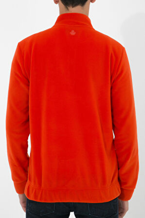 Adam Boxes Yarım Fermuarlı Polar N-Cauno - Turuncu