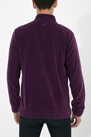 Adam Boxes Yarım Fermuarlı Polar N-Cauno - Koyu Mor