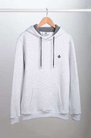 Adam Boxes Kapüşonlu Sweatshirt N-Siangela - Açık Gri