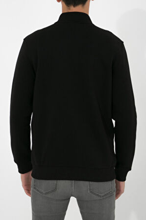 Adam Boxes Dik Yaka Fermuarlı Sweatshirt N-Karianda - Siyah