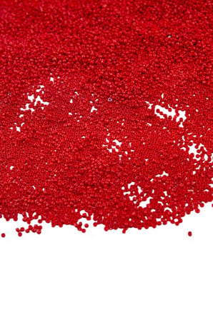 Mat Güzel Kırmızı (11/0) 2 mm Kum Boncuğu 100 gr