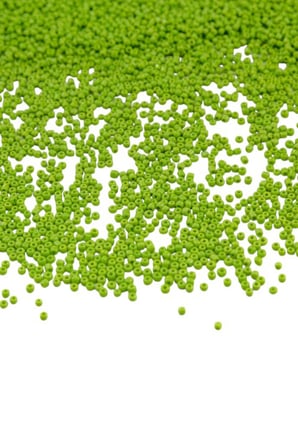 Mat Fıstık Yeşili (11/0) 2 mm Kum Boncuğu 100 gr