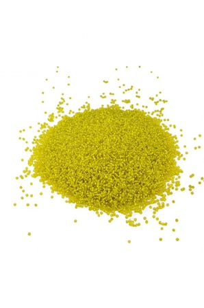 Kristal Limon Sarı (11/0) 2 mm Kum Boncuğu 100 gr