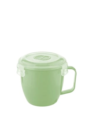 Mikrodalga Sızdırmaz Çorba Isıtma Bardağı, Kapaklı Bardak  0,62l  13,5 x 11 x 11,5 (h) cm