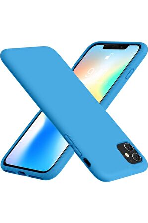 iPhone 11 Uyumlu içi Kadife Lansman Silikon kılıf Full Koruma Sağlayan Kılıf