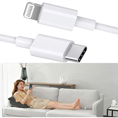 Apple Iphone 11 - 11 Pro - 11 Pro Max Uyumlu Hızlı Şarj Kablosu Type C - Ligtning Pd 20w 2 Metre