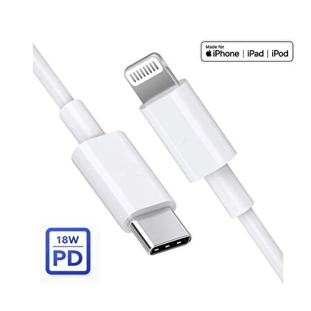 Apple Iphone 11 - 11 Pro - 11 Pro Max Hızlı Şarj Kablosu Type C - Ligtning PD 20w 1 Metre