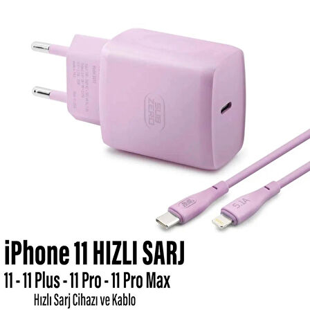  iPhone 11 Uyumlu Şarj Aleti HIZLI PD Şarj Cihazı Apple iPhone 11 Pro 11 Plus 11 Pro Max 25W HIZLI