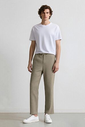 DeFacto Wide Leg Bol Rahat Kesim Üç Cepli Geniş Paça Pantolon D7316AX25SPKH271