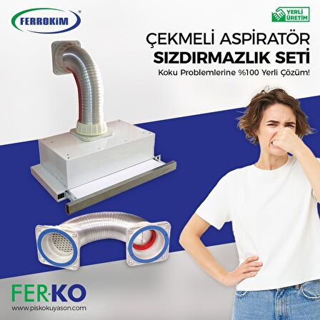 Ankastre Davlumbaz Aspiratör Için Koku Sızdırmazlık Seti (2m)