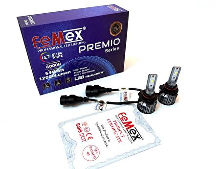 Toyota Corolla 2007-2012 Led Xenon Kısa Far Aydınlatma Ampulu FEMEX Premio