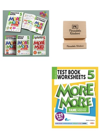 Kurmay 5. Sınıf More and More Practice Book ve Test Book + Telefon Standı