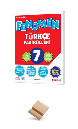 Fenomen 7. Sınıf Maarif Türkçe Fasikülleri Soru Bankası + Telefon Standı