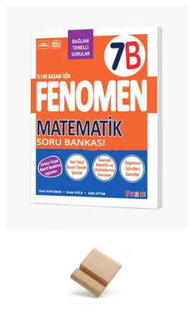 Fenomen 7. Sınıf Maarif 7B Serisi Matematik Soru Bankası + Telefon Standı