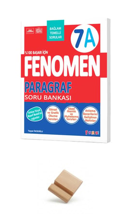 Fenomen 7. Sınıf Maarif 7A Serisi Paragraf Soru Bankası + Telefon Standı